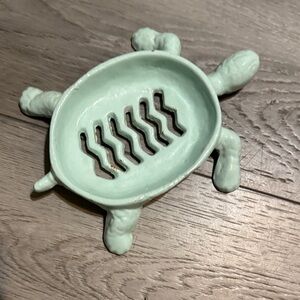Mint Green Turtle Soap Dish